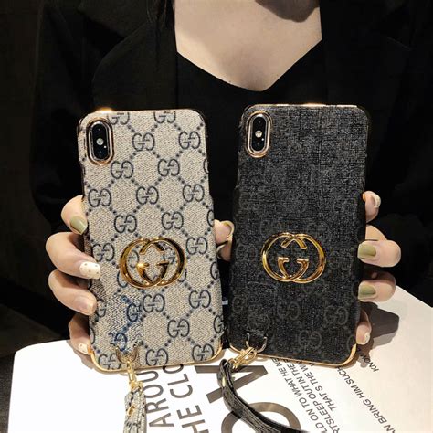 Gucci phone case with strap